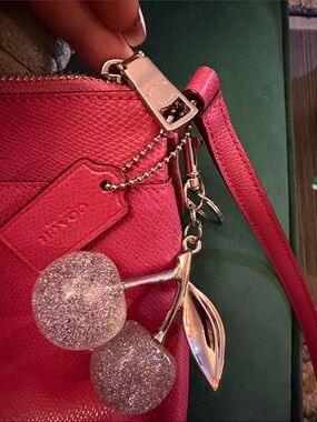 Coach East West Pop Up Pouch Crossbody (Crossgrain Leather pink)
